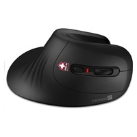 CONNECT IT FOR HEALTH ergonomická vertikální myš (+ 1x AA baterie zdarma) bezdrátová, černá