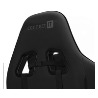 CONNECT IT herní křeslo Monaco Pro, látkové, černé