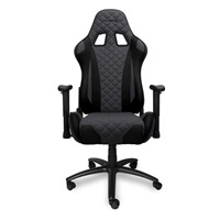 CONNECT IT herní křeslo Monaco Pro, látkové, šedo-černé