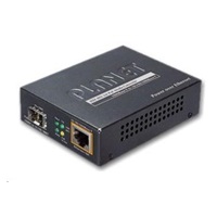Planet GTP-805A konvertor 10/100/1000Base-T / miniGBIC SFP, PoE injektor IEEE 802.3at