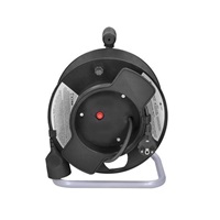 Solight prodlužovací přívod na bubnu, 1 zásuvka, 25m, černý kabel, 3x 1,5mm2