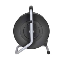 Solight prodlužovací přívod na bubnu, 1 zásuvka, 50m, černý kabel, 3x 1,5mm2