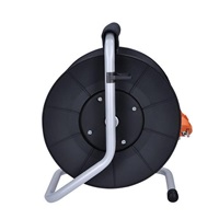 Solight prodlužovací přívod na bubnu, 4 zásuvky, 20m, oranžový kabel, 3x 1,5mm2