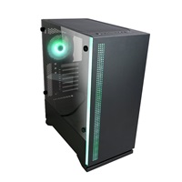 ZALMAN skříň S5 Black,  ATX bez zdroje , RGB