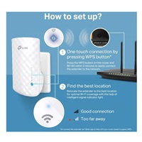 TP-Link RE190 WiFi5 Extender/Repeater (AC750,2,4GHz/5GHz)
