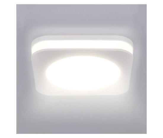 Solight LED podhledové svítidlo, 6W, 420lm, 4000K, IP44, čtvercové