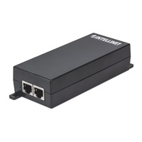 Intellinet 1-port PoE+ Gigabit Power over Ethernet Injector, 1x 30W, 802.3af/at