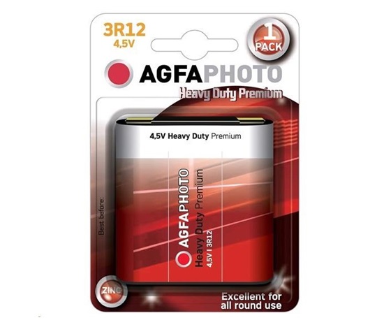 AgfaPhoto zinková baterie 4,5V, blistr 1ks