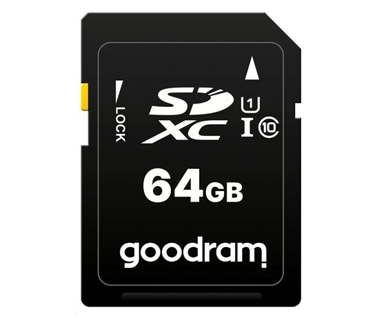 GOODRAM SDXC karta 64GB (R:100/W:10 MB/s) UHS-I Class 10