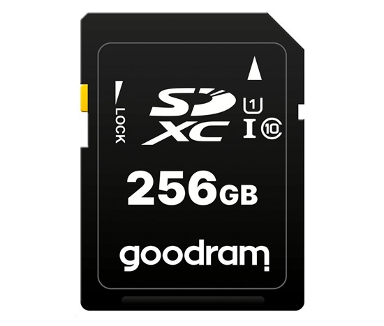 GOODRAM SDXC karta 256GB (R:100/W:10 MB/s) UHS-I Class 10