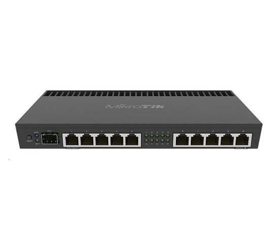 MikroTik RouterBOARDRB 4011iGS+RM, quad-core 1.4GHz CPU, 1GB RAM, 10x LAN, 1x SFP+, vč. L5 licence // BAZAR