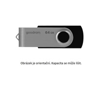 GOODRAM Flash Disk UTS2 8GB USB 2.0, černá