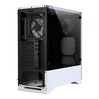 ZALMAN skříň S5 White,  ATX bez zdroje , RGB