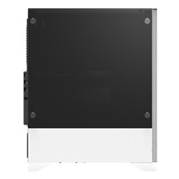 ZALMAN skříň S5 White,  ATX bez zdroje , RGB