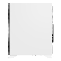 ZALMAN skříň S5 White,  ATX bez zdroje , RGB