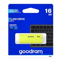 GOODRAM Flash Disk 16GB UME2, USB 2.0, žlutá