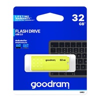 GOODRAM Flash Disk 32GB UME2, USB 2.0, žlutá