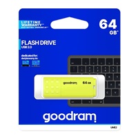 GOODRAM Flash Disk 64GB UME2, USB 2.0, žlutá