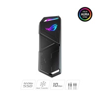 ASUS ROG STRIX ARION SSD NVME AURA case, USB-C 3.2, M.2 NVMe SSD kovový box, délka 30-80 mm, AURA RGB