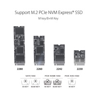 ASUS ROG STRIX ARION SSD NVME AURA case, USB-C 3.2, M.2 NVMe SSD kovový box, délka 30-80 mm, AURA RGB