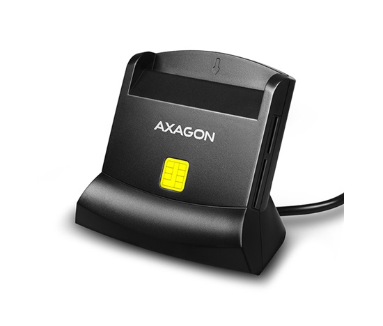 AXAGON CRE-SM2, zewnętrzny czytnik USB 4-slot Smart card / SD / microSD / SIM