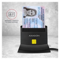 AXAGON CRE-SM2, zewnętrzny czytnik USB 4-slot Smart card / SD / microSD / SIM