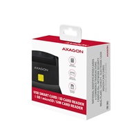 AXAGON CRE-SM2, zewnętrzny czytnik USB 4-slot Smart card / SD / microSD / SIM