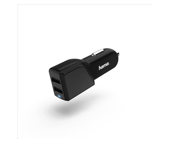 Hama dvojitá USB nabíječka do vozidla, 4,8 A