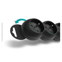 CONNECT IT prodlužovací kabel 230 V, 5 zásuvek, 5 m, bez vypínače (černý)