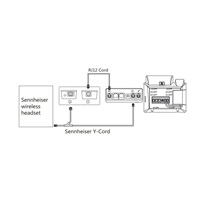 Yealink EHS36 redukce pro bezdrátové náhlavky (Jabra, Plantronics, Sennheiser)