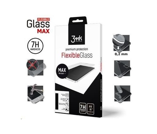 3mk hybridní sklo FlexibleGlass Max pro Samsung Galaxy A51, černá