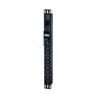 APC Easy PDU, Metered, 1U, 16A, 230V, (8)C13, IEC C14 (2.5m)