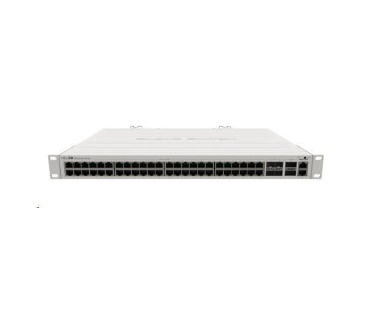 MikroTik Cloud Router Switch CRS354-48G-4S+2Q+RM, 650MHz CPU, 64MB, 1x10/100, 48xGLAN, 4xSFP+, 2xQSFP, vč. L5