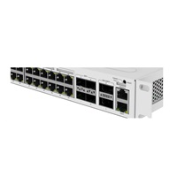 MikroTik Cloud Router Switch CRS354-48P-4S+2Q+RM, 650MHz CPU, 64MB, 1x10/100, 48xGLAN(PoE), 4xSFP+, 2xQSFP, vč. L5