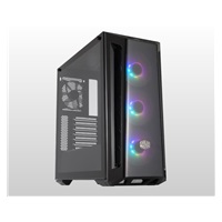 Cooler Master case MasterBox MB520 ARGB, E-ATX, Průhledná bočnice, 3x 120mm ARGB Fan, 1x 120mm Fan, Černá