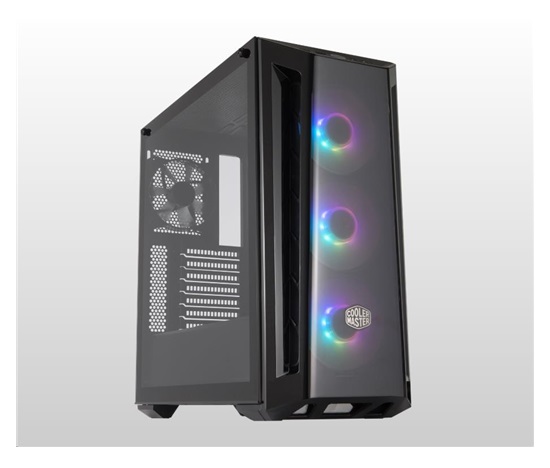 Cooler Master case MasterBox MB520 aRGB, E-ATX, Mid Tower, černá, bez zdroje