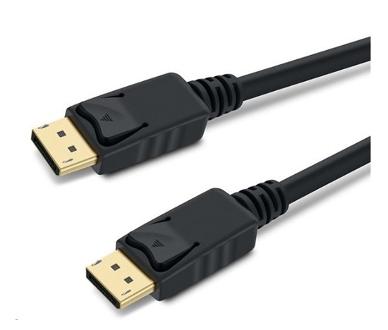 PREMIUMCORD DisplayPort 1.3/1.4 přípojný kabel M/M, zlacené konektory, 3m
