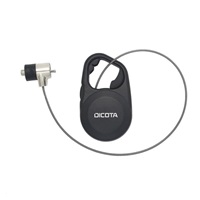 DICOTA Security Cable T-Lock Retractable, keyed, 3x7mm slot