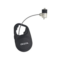 DICOTA Security Cable T-Lock Retractable, keyed, 3x7mm slot