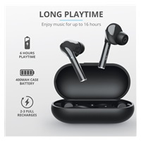 TRUST sluchátka Nika Touch Bluetooth Wireless Earphones - black