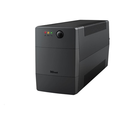 TRUST UPS Paxxon 800VA UPS with 2 standard wall power outlets