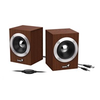 GENIUS repro SP-HF280, 2.0, 6W, dřevěné, hnědé