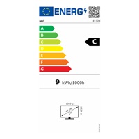 SHARP/NEC MT 17" MultiSync E172M, TN, 1280x1024, 250nit, 1000:1, 5ms, DP, HDMI, VGA, Repro, Černý