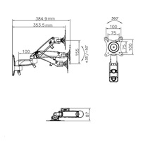 Televizní držák Fiber Mounts F150
