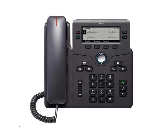 Cisco CP-6841-3PW-CE-K9=, VoIP telefon, 4line, 3,5" LCD, 2x10/100/1000, MPP, adaptér