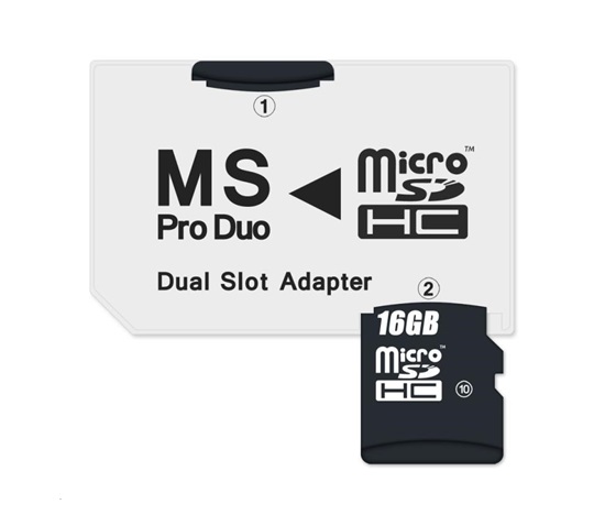 CONNECT IT Adaptér MS PRO DUO 2x Micro SDHC DUAL SLOT