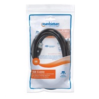 MANHATTAN Kabel SuperSpeed USB-C na USB, 3m, černá