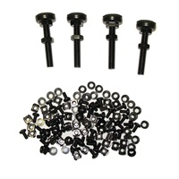 XtendLan 19" stojanový rozvaděč 42U 600x600, nosnost 500kg, skleněné dveře, plná záda, kolečka,černý