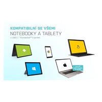 i-tec USB-C Metal Nano 3x Display Docking Station, Power Delivery 100 W