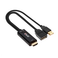 Club3D adaptér aktivní HDMI na DisplayPort 4K60Hz, M/F